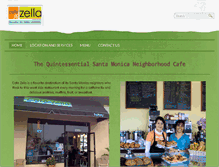 Tablet Screenshot of cafezella.com